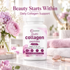 Micro Ingredients Multi Collagen Peptides Complex – 5 Types I, II, III, V & X with Biotin, Vitamin C & Hyaluronic Acid | 240 Capsules