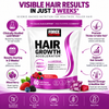 Force Factor Hair Growth Accelerator with Lustriva® + Biotin – Mixed Berry | 60 Soft Chews