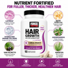 Force Factor Hair Growth Accelerator with Lustriva® – Clinical Strength Hair Support | 90 Capsules