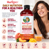 MaryRuth’s Liquid Morning Multivitamin + Hair Growth with Lustriva® – Peach Mango, Sugar Free | 30 fl oz