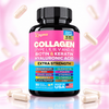 Zoyava Cosmic Collagen 14-in-1 – Multi Collagen Types I, II, III, V & X with Biotin, Keratin & Hyaluronic Acid | 90 Capsules